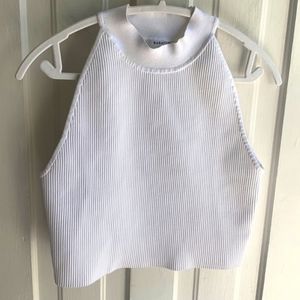 Aritzia Babaton sculpt knit halter top